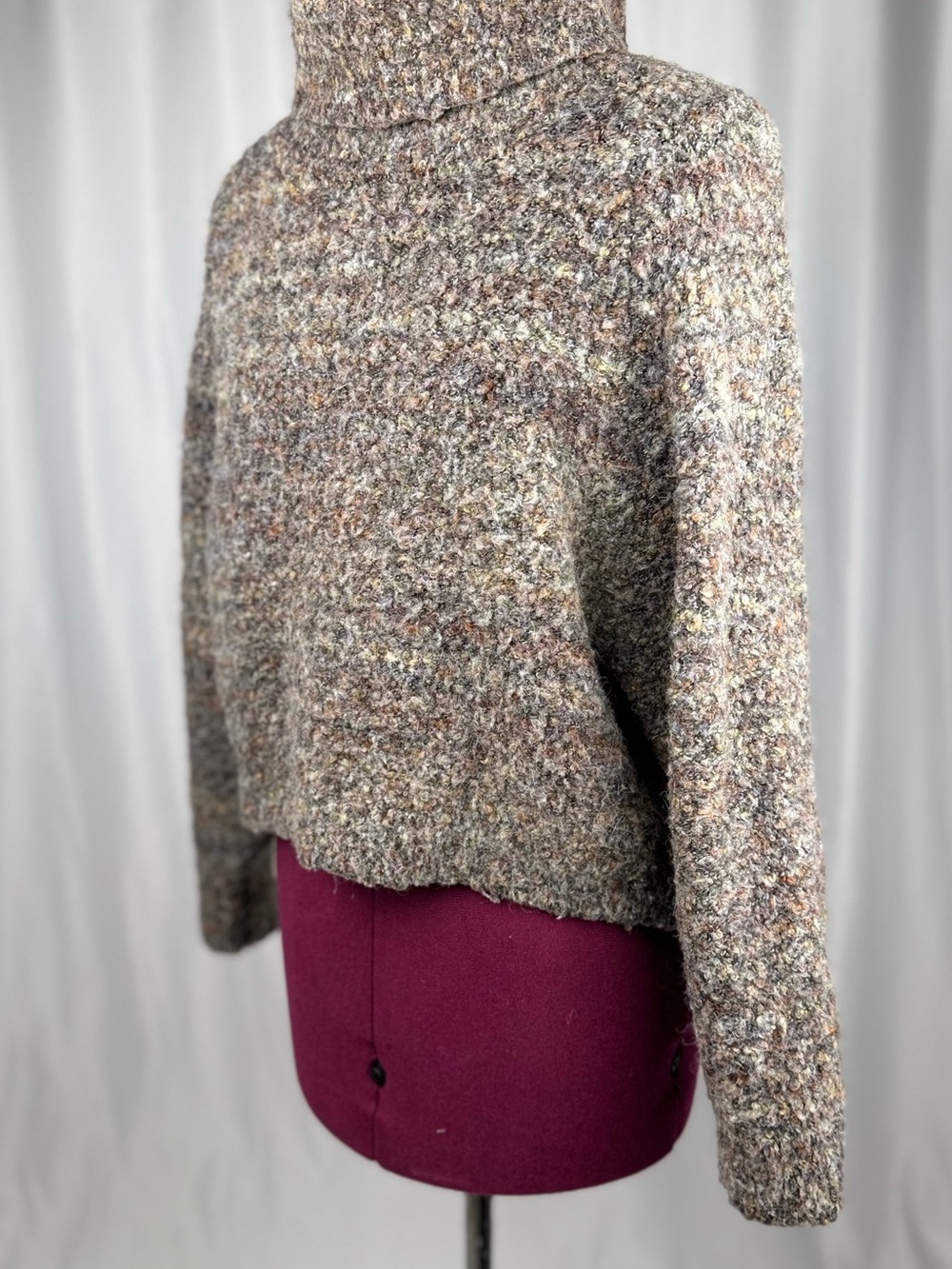 William Rast Multicolor Neutral Turtleneck Sweater - Picture 2 of 5
